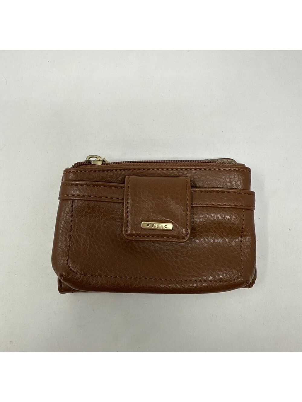 Relic Brown Faux Leather Small Purse Wallet